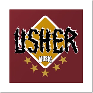 Usher music Posters and Art